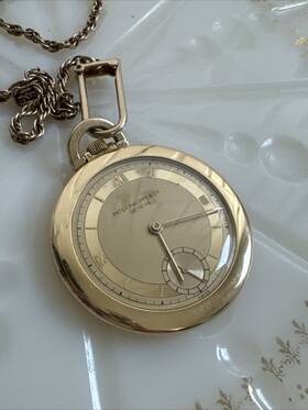 891169 Patek Philippe Vintage 1940 S 18k Gold Antique Pocket Watch Must See