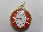 48524 Pendant Swiss Watch Gold Dial Vintge Heritage Fob Tone American Eye Pocket