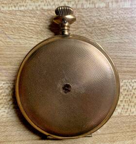 Ac081508 Perfection 1914 Usa Pocket Watch 16s 7j Grade 390 Runs Philadelphia 14k Rg Plate