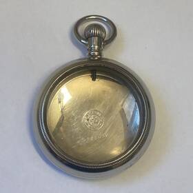 741512 Philadelphia Antique 18 Size Open Face Silverode Pocket Watch Case Set #741512