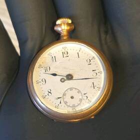 4180131 Philadelphia Watch Case Co. Victory Full Hunter Gold Filled Mechanical