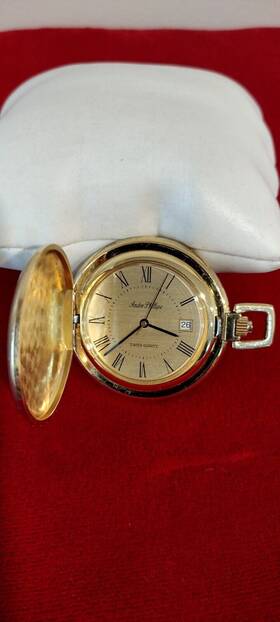 963.125 Philippe Watch Vtg. Andre Pocket Quartz Watch. 963.125. 6jewels Movement. New Battery