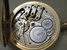 662029 Plymouth Watch Co. Co.- 103g- Gold Filled- 662029- 1905- Runs- Pocket