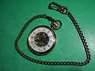 Pocket 17 " Vintage 16s Mechanical Skelton Jewel "majesti Watch Majestron