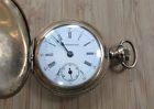 6-h2577 Pocket Knickerbocker Full Filled Watch Antique Case Hunter Gold