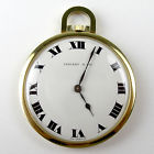 Sku0317 Pocket Movado 18kt Watch Gold . Face Tiffany Open Jewel 17 Movement