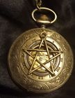 Pocket Necklace Pentagram Watch Ships - Steampunk