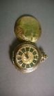 Pocket Tone Watch Parts Sheffield Small Hunter Swiss Case Gold Movement