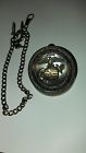 Pocket Watch Quartz Gift Bronze Marine Chain Corps Us