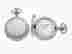 Pqa001014 James Michael Pocket Watch With Photo Frame And Chain New In Jewelry Box