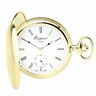 Pw10 Rapport Mechanical Double Hunter Pocket Watch Gold Plated Model Roman