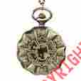 Pw1004 Unbranded Intricately Detailed Rose Pattern Steampunk Mechanical Pocket Necklace Watch