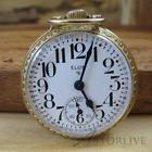 Pw123 Elgin 1940s 616 16s 17 Jewel Gold Filled Open Faced Pocket Watch As Is
