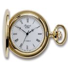 Pw54 Rapport Mechanical Full Hunter Pocket Watch Gold Plated