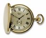 Pw84 Rapport Quartz Full Hunter Pocket Watch Gold Plated Model