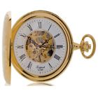 Pw96 Rapport Mechanical Hunter Pocket Watch Gold Plated
