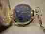 Pwq096829j Colibri Silvertone Blue Face Pocket Watch Luminus Hands 12 24 Hournew