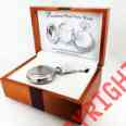 Xb-pws-096009w Pws-96009 Colibri Frame Silvertone Chain Picture Series Pocket 500 Watch
