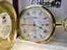Pws95804y Colibri Goldtone White Face Pocket Watch W Date New
