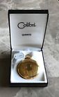 Pws95902 Colibri Vintage Pocket Watch Quartz Swiss Made Gold Tone Decorative