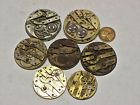 Q-600 Unbranded 7 Misc Cylinder Pocket Watch Movements Parts Repair Steampunk