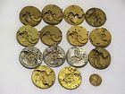 Q-779 Elgin 14 Partial 6s Pocket Watch Movements Parts Repair Steampunk