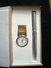 Quartz Chrome Pen Clip Watch Money