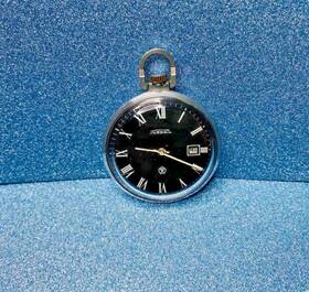 2614.h Raketa Vintage Pocket Watch Samson Ussr Rare Soviet 19 Jewels
