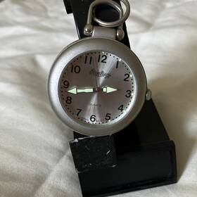 88088 Rawlings Quartz Pocket Watch Stainless Steel Silver Analog Luminous Water Resis