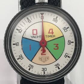 203.512 Regatta Heuer Mens 1980s Vintage Yacht Timer