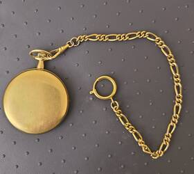 31894plqu1 Regent Elegant Gold-plated Jean Jacot Pocket Watch Pre-owned Vintage Working