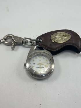 61458w Remington Vintage Pocket Or Belt Loop Watch. Needs Battery