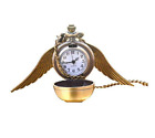 Retailmike Flying Ball Necklace Vintage Angel Wing Pocket Watch Usa