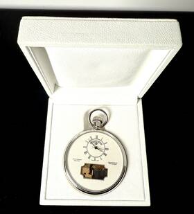 Chx.17.4898.001.0262 Reuge .17.4898.001.0262 Palladium Musical Pocket Watch With Box Read