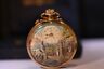 Reuge Rare Music Automated Alarm Pocket Watch Erotic Scene Romance