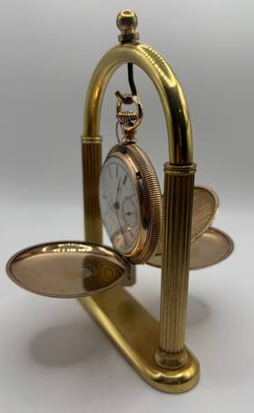 354815 Rockford Hunter Case 11 Jewel Size 16 10k Gold Filled Pocket Watch Runs