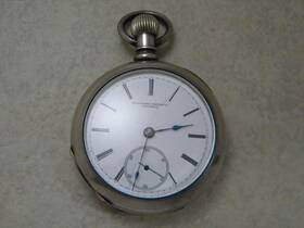 41562 Rockford Rockford- Coin Silver- Warranted- 41562- 1878- Pocket Watch