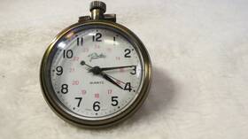 P3178 Rodeo Mens Pocket Watch Without Chain Bronze Retro Quartz Steampunk New Battery Works