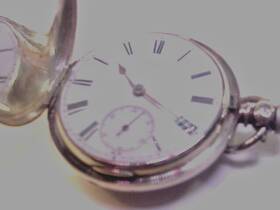 67642 Rotherhams London Vintage English Fusee Swing Out Pocket Watch