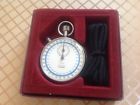 004dz Rw Orient Vintage Mechanical Stopwatch In Box Jewelled Mechanism Mint