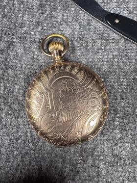 Runs171 Sears Roebuck Special Grade 171 Pocket Watch 16s Model 4 15j Sr&co Gf Case