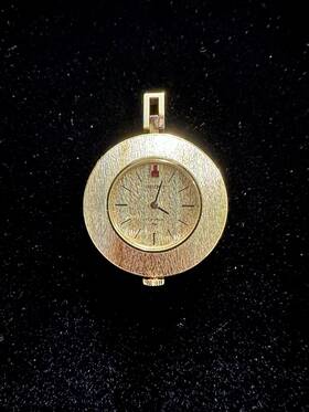 11-0840 Seiko 1974 Pocket/pendant Watch Aspg 21 Jewels Working