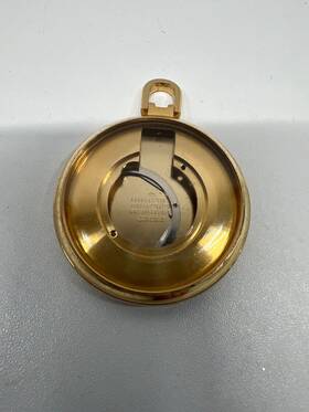 43-0139 Seiko Genuine Vintage Pocket Watch Case Open Face Round 39mm Japan Unused
