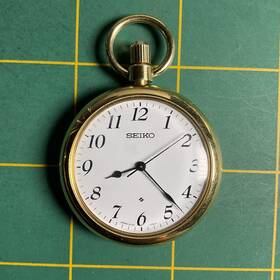 5740-0080 Seiko Vintage Hi Beat Manual Wind Pocket Watch Japan