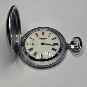 P838c Sekonda Mechanical Jump Lid Pocket Watch A