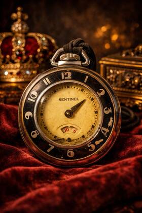 Sentinel Mt-sentinel-comp-01 Vintage Pocket Compass Watch Henry F. Graham Bristol Ct Usa
