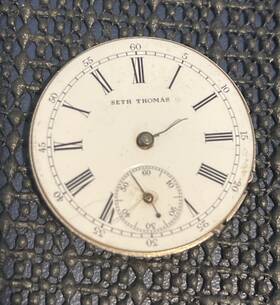 480181 Seth Thomas Grade 35 6s 7j Pocket Watch Movement For Repair