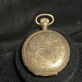 5269370 Seth Thomas Vtg 14k Gold Filled Missing Crystal Small Hand