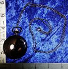 Ships Day Watch Seller Black Smooth Gothic Classy Pocket Metal Us