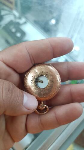 45526 Sig Vintage Rare S.i.g 14kt/585 Ladies Pocket Watch